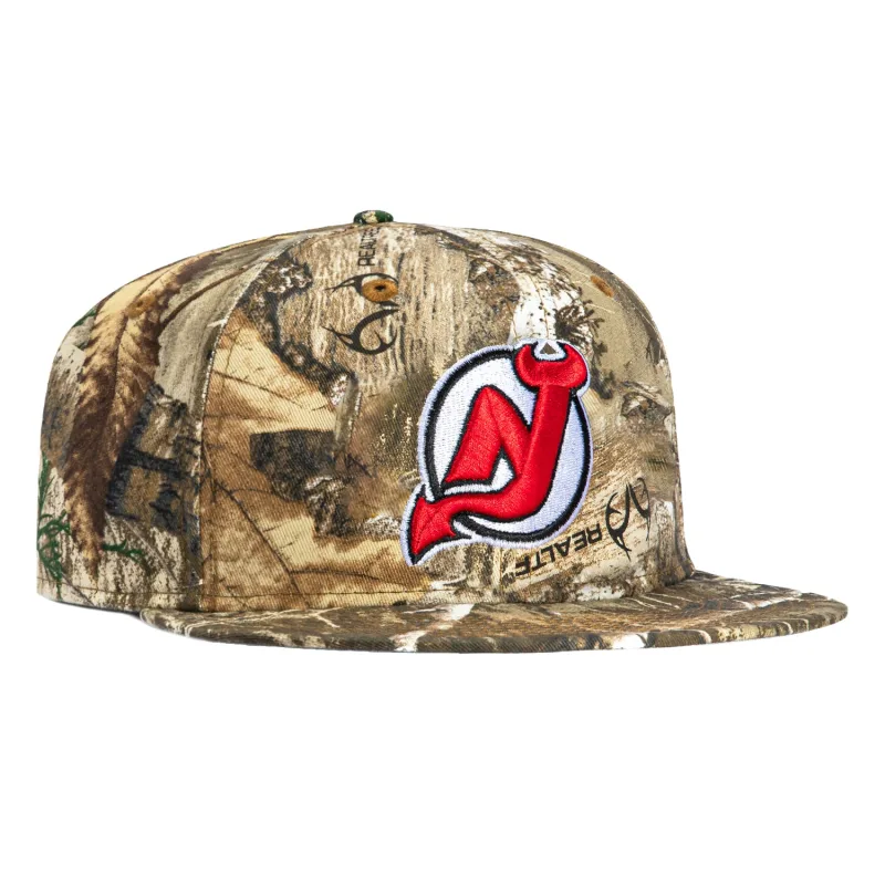 New Era New Jersey Devils fitted hat Realtree colorway - New Era Devils Fitted Brings Realtree Camo to the Ice