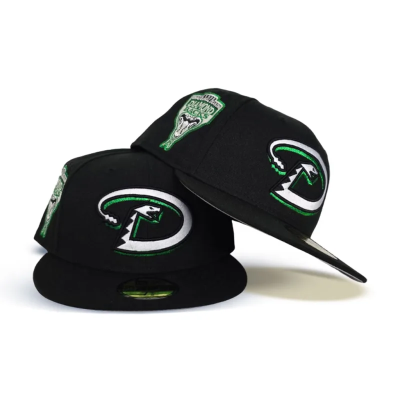 New Era Arizona Diamondbacks fitted hat black, gray colorway - Inaugural Season Fitted: New Era Honors Arizona Diamondbacks 1998 Debut