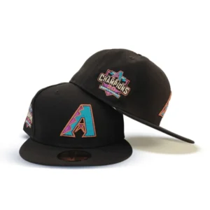 New Era Arizona Diamondbacks fitted hat black, green colorway - 20th Anniversary Fitted: New Era Celebrates Two Decades of Diamondbacks Baseball