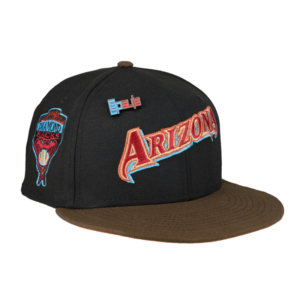 New Era Arizona Diamondbacks fitted hat black, orange colorway - 1998 Inaugural Season Fitted: New Era’s Arizona Diamondbacks NOS Collection Celebrates Desert Baseball History