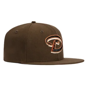 New Era Arizona Diamondbacks fitted hat Brown, Black, Metallic Copper colorway - New Era Drops Desert-Inspired Diamondbacks Fitted with Metallic Copper Accents