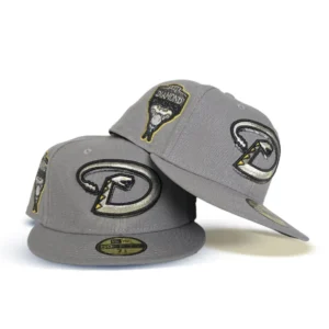 New Era Arizona Diamondbacks fitted hat gray, green colorway - 1998 Inaugural Season Fitted: New Era Drops Gray Arizona Diamondbacks Throwback