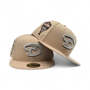 New Era Arizona Diamondbacks fitted hat gray colorway - Inaugural Season Fitted: New Era’s Mango Mocha Diamondbacks 1998 Tribute