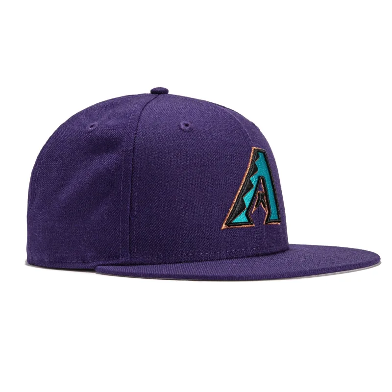 New Era Arizona Diamondbacks fitted hat Purple colorway - New Era Drops Clean Diamondbacks Fitted in Retro Purple Colorway