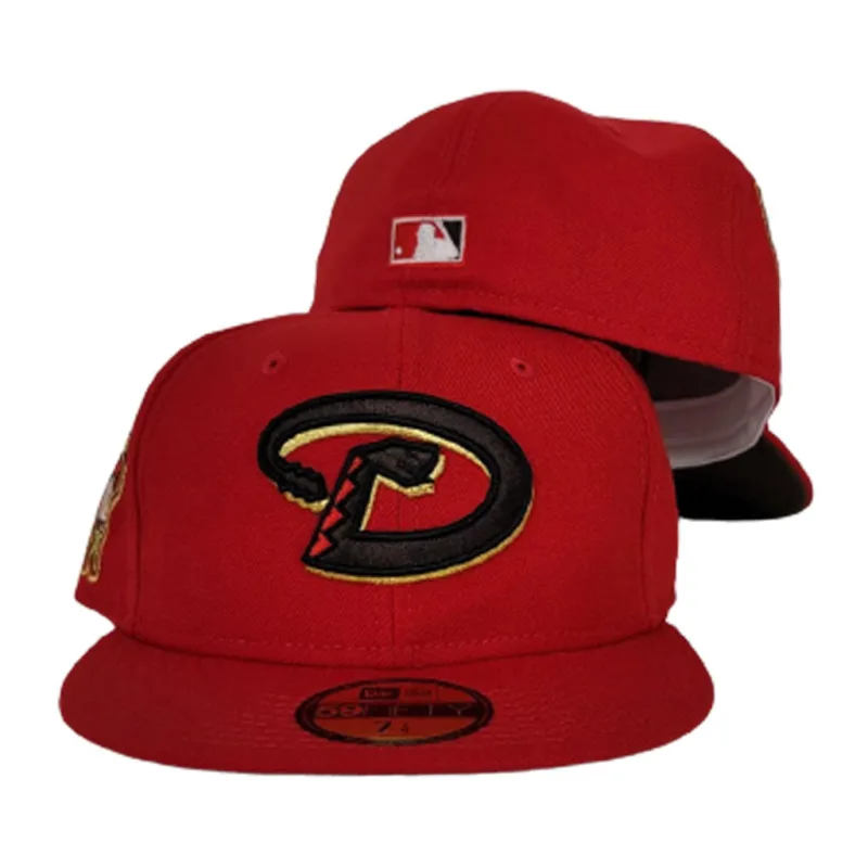 New Era Arizona Diamondbacks fitted hat red, brown colorway - Inaugural Season Fitted: New Era Drops Arizona Diamondbacks 1998 Throwback
