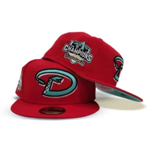 New Era Arizona Diamondbacks fitted hat red, green colorway - 20th Anniversary Fitted: New Era Celebrates Arizona Diamondbacks’ Historic Milestone