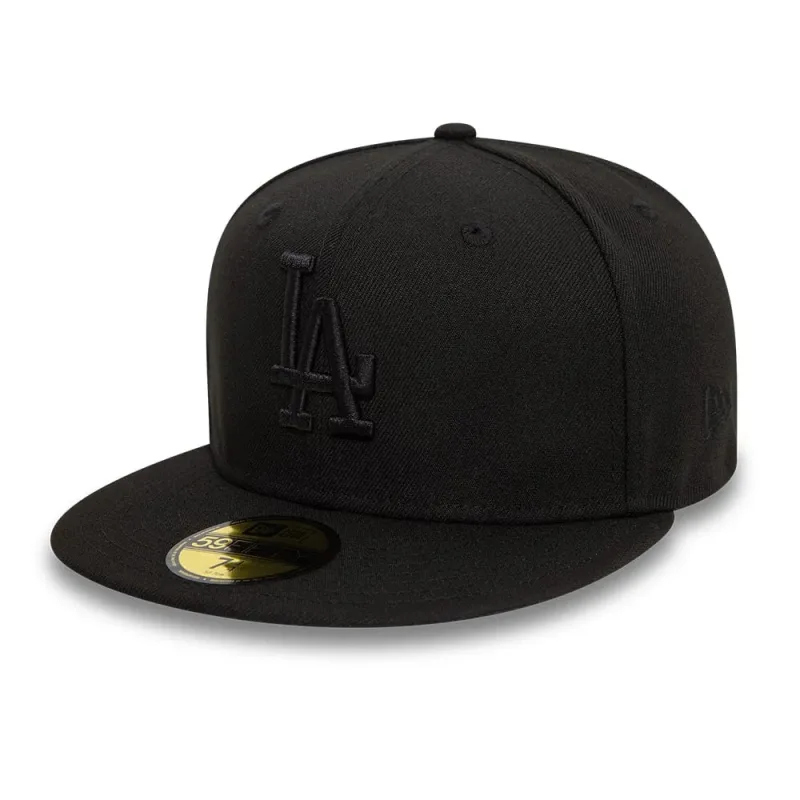 New Era Los Angeles Dodgers fitted hat black colorway - New Era Dodgers Fitted Drops in Clean All-Black Colorway