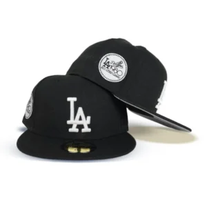 New Era Los Angeles Dodgers fitted hat black, gray colorway - Dodger Stadium’s First All-Star Fitted: New Era’s 1980 Commemorative Drop