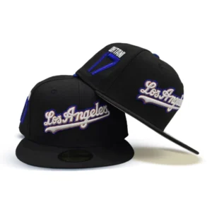 New Era Los Angeles Dodgers fitted hat black, gray, tan colorway - New Era Drops Sleek Dodgers Fitted with Ohtani Side Patch