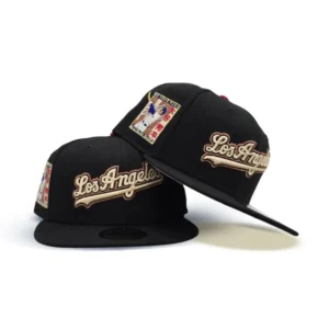 New Era Los Angeles Dodgers fitted hat black, gray, tan colorway - New Era Drops Historic Shohei Ohtani 50 Home Runs Dodgers Fitted