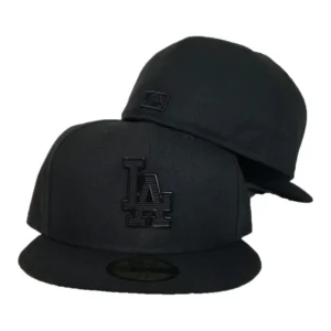 New Era Los Angeles Dodgers fitted hat black colorway - New Era Dodgers Fitted Gets the Bling Treatment with Metal Badge and Rhinestones