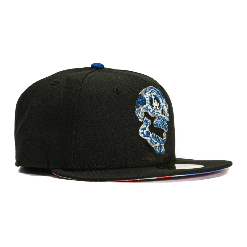 New Era Los Angeles Dodgers fitted hat - New Era Drops Dodgers Sugar Skull Fitted with UV Color-Changing Details