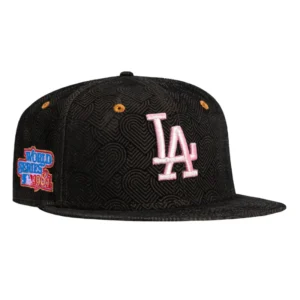New Era Los Angeles Dodgers fitted hat Brown, Pink colorway - 1981 World Series Fitted: New Era’s Valentine-Ready Dodgers Championship Tribute