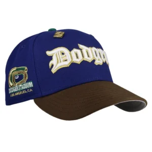 New Era Los Angeles Dodgers fitted hat grey, blue, brown colorway - New Era Drops Clean Dodgers Fitted in Dodger Stadium Blue Colorway