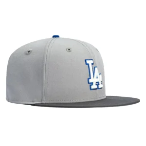 New Era Los Angeles Dodgers fitted hat Grey, Graphite colorway - New Era Drops Clean Dodgers Fitted in Grey and Graphite