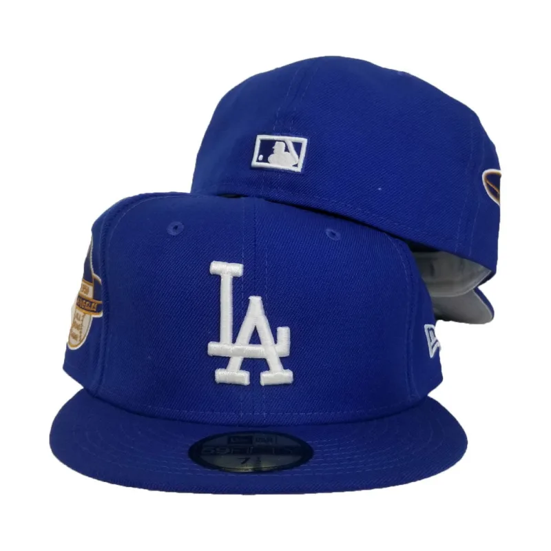 New Era Los Angeles Dodgers fitted hat royal colorway - 1959 All-Star Game Fitted: New Era Drops Light Royal Dodgers Cooperstown Tribute