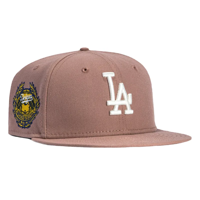 New Era Los Angeles Dodgers fitted hat Mauve colorway - 1949 World Series Fitted: New Era Drops Dodgers Championship Tribute in Mauve