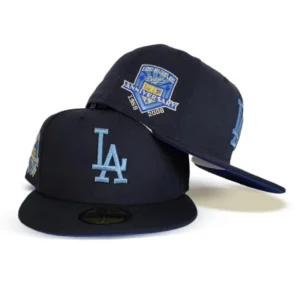 New Era Los Angeles Dodgers fitted hat navy, blue, royal colorway - 50th Anniversary Fitted: New Era Drops Dodgers Finding Dory Tribute with Royal Blue Bottom