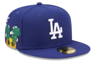 New Era Los Angeles Dodgers fitted hat gray, blue, royal colorway - New Era Drops Clean Dodgers Fitted with Royal Blue Cloud Icons