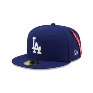 New Era Los Angeles Dodgers fitted hat blue, green, royal colorway - Alpha Industries x Dodgers Fitted Brings Military Vibes to LA