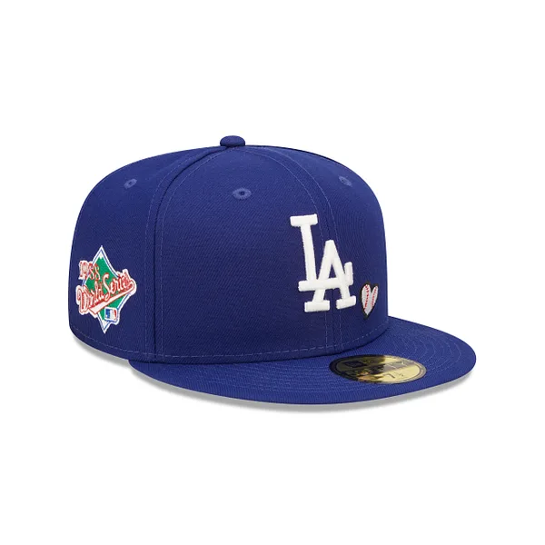 New Era Los Angeles Dodgers fitted hat gray, blue, royal colorway - 1988 World Series Fitted: New Era Celebrates Dodgers’ Miracle Championship Run