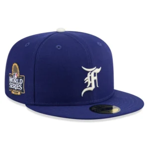 New Era Los Angeles Dodgers fitted hat gray, blue, royal colorway - 2024 World Series Champions Fitted: New Era Drops Dodgers Fear of God Essentials Tribute