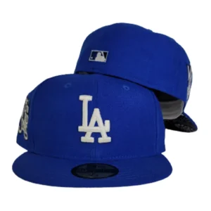 New Era Los Angeles Dodgers fitted hat blue, royal colorway - Dodgers Fans Get Royal Treatment with New Paisley Fitted Drop