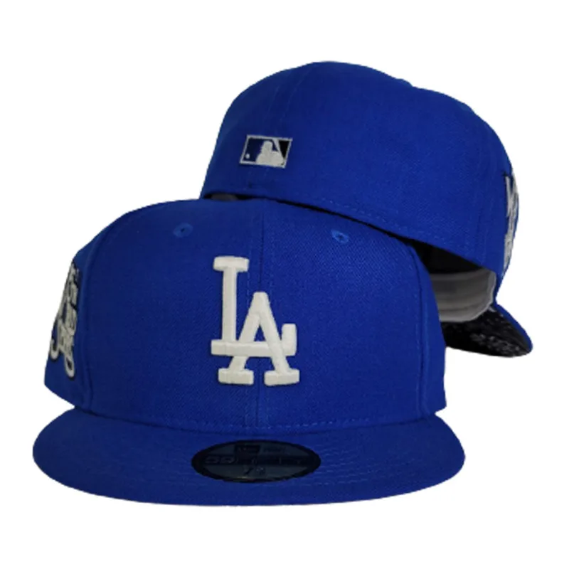 New Era Los Angeles Dodgers fitted hat blue, royal colorway - Dodgers Fans Get Royal Treatment with New Paisley Fitted Drop