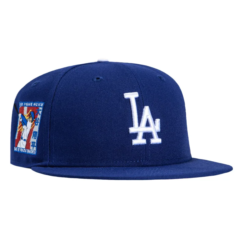 New Era Los Angeles Dodgers fitted hat Royal colorway - New Era Drops Royal Blue Dodgers Fitted Celebrating Ohtani’s Historic 50/50 Season