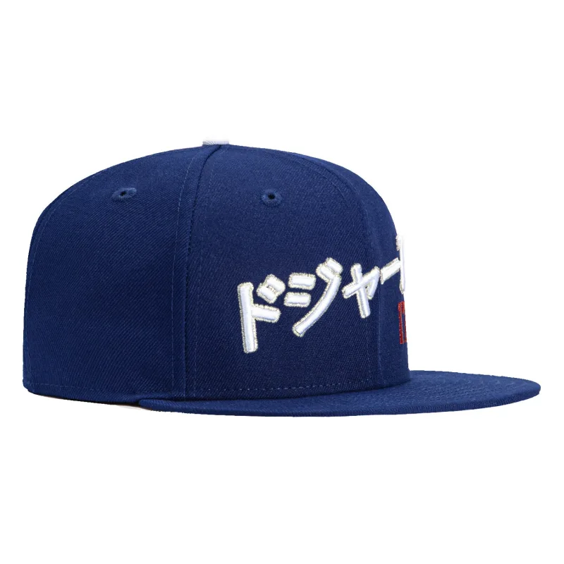 New Era Los Angeles Dodgers fitted hat Royal colorway - New Era Drops Clean Dodgers Fitted with Ohtani Kanji Script Patch