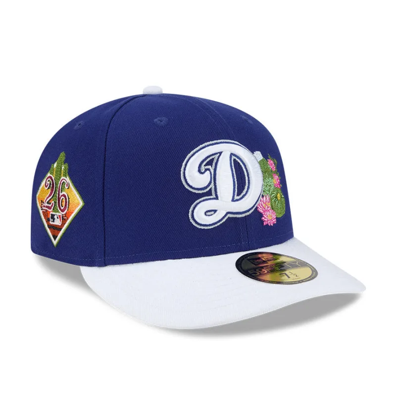 New Era Los Angeles Dodgers fitted hat Royal, White colorway - New Era Drops Clean Dodgers Fitted for 2026 Spring Training