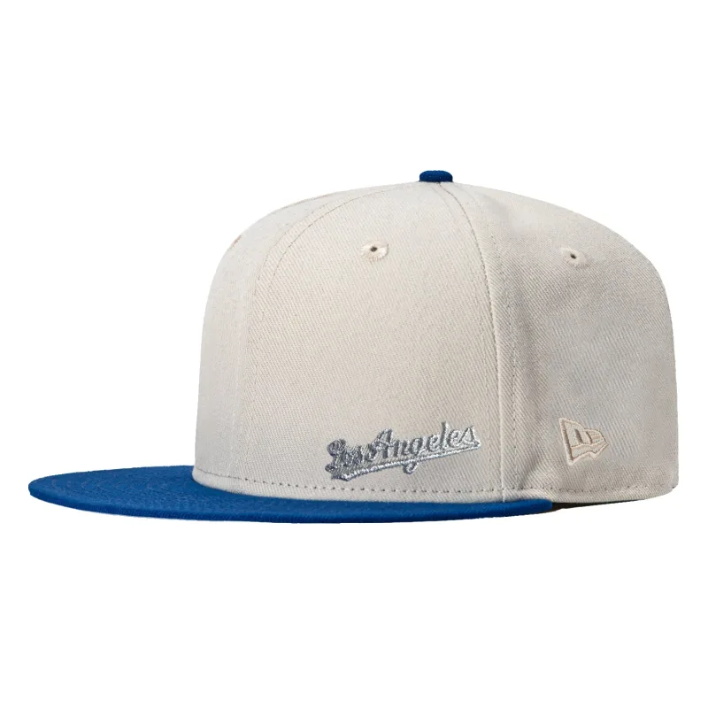 New Era Los Angeles Dodgers fitted hat Stone, Royal colorway - 1955 World Series Fitted: New Era Honors the Dodgers’ First Championship in Brooklyn