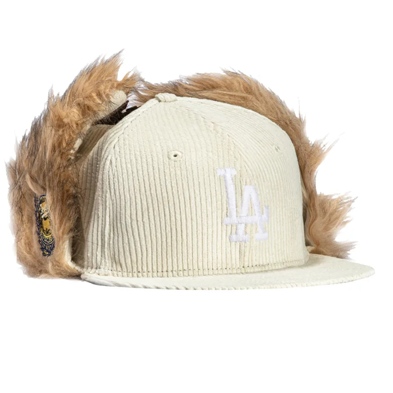 New Era Los Angeles Dodgers fitted hat White colorway - 1963 World Series Fitted: New Era’s Dog Ear Dodgers Championship Tribute in Premium Corduroy