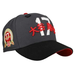 New Era Los Angeles Dodgers fitted hat black, grey, red, tan, graphite colorway - New Era Drops Shohei Ohtani Dodgers Fitted in Clean Graphite/Black Colorway