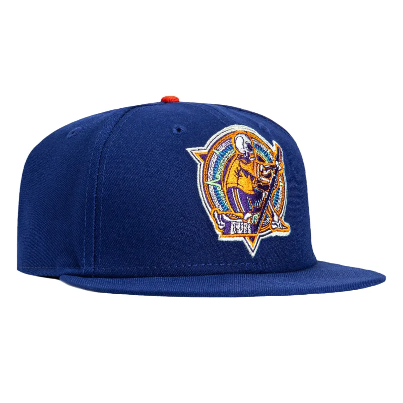 New Era Edmonton Oilers fitted hat Royal colorway - New Era Drops Clean Edmonton Oilers Fitted in Royal Blue