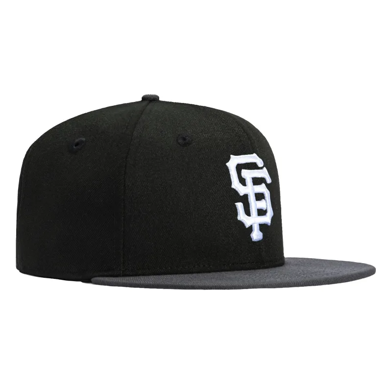 New Era New York Giants fitted hat Black, Graphite colorway - New Era Drops Clean Giants Fitted in Black and Graphite Colorway