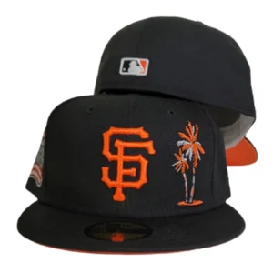 New Era New York Giants fitted hat black, orange colorway - New Era Drops Fire Giants Fitted Celebrating 8 World Series Championships