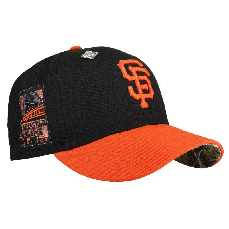 New Era New York Giants fitted hat black colorway - 2007 All-Star Game Fitted: New Era’s Giants Black Realtree 59FIFTY Commemorates San Francisco’s Midsummer Classic