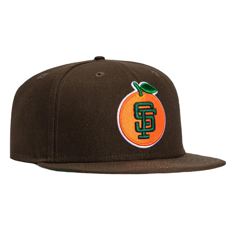 New Era New York Giants fitted hat Brown colorway - New Era Drops Clean Giants Fitted in Premium Brown Colorway