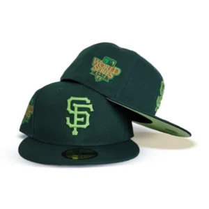 New Era New York Giants fitted hat green colorway - 2010 World Series Fitted: New Era’s Dark Green Giants Championship Tribute