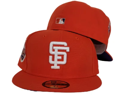 New Era New York Giants fitted hat purple, orange colorway - 1984 All-Star Game Fitted: New Era Honors Historic Candlestick Park Midsummer Classic