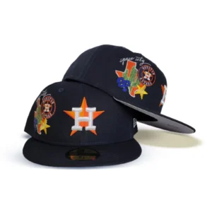 New Era Houston Astros fitted hat navy, gray, blue colorway - Astros Fitted Gets City Pride with Navy and Gray Colorway