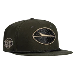 New Era Winnipeg Jets fitted hat Olive colorway - New Era Drops Clean Jets Fitted with Gotham City Football Patch