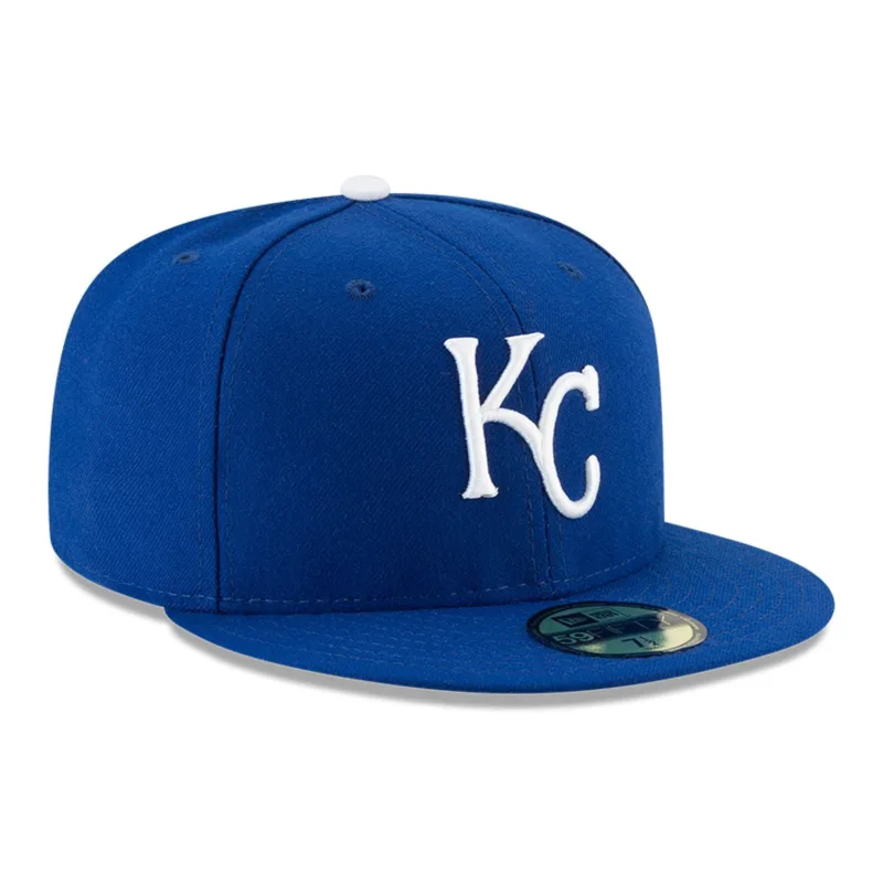New Era Kansas City Royals fitted hat Royal colorway - New Era Kansas City Royals Fitted Drops in Classic Royal Colorway