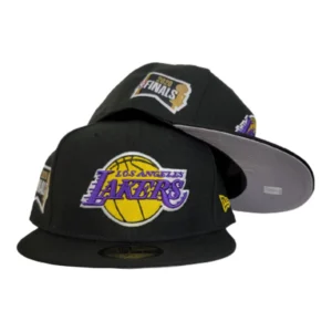 New Era Los Angeles Lakers fitted hat black colorway - New Era Drops Clean Lakers Fitted with NBA Finals Side Patch