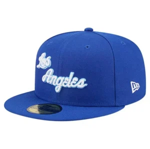 New Era Los Angeles Lakers fitted hat Men's colorway - Lakers Hardwood Classic Fitted Brings Vintage Vibes in Blue