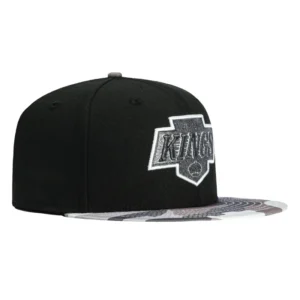 New Era Los Angeles Kings fitted hat Black, Camo colorway - New Era Drops Stealthy LA Kings Fitted in Surveillance Pack Colorway
