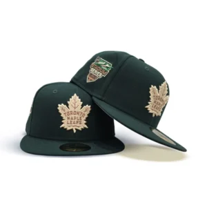 New Era Toronto Maple Leafs fitted hat gray, green colorway - Maple Leafs Fitted Gets Stadium Series Treatment in Dark Green and Gray
