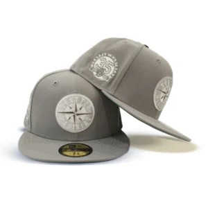 New Era Seattle Mariners fitted hat gray, green colorway - 35th Anniversary Fitted: New Era Celebrates Seattle Mariners Milestone with Gray and Green Tribute