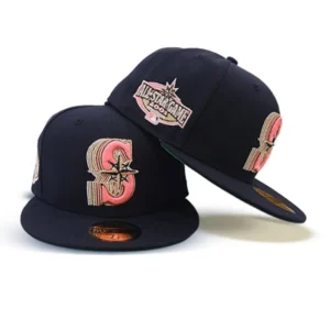 New Era Seattle Mariners fitted hat navy, blue, green colorway - 2001 All-Star Game Fitted: New Era Drops Navy Mariners Tribute with Green Bottom